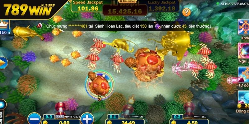 Bắn Cá Jackpot 789WIN - Khám Phá Chi Tiết Luật Chơi Cho Bạn 3 Những tính năng đặc biệt trong game