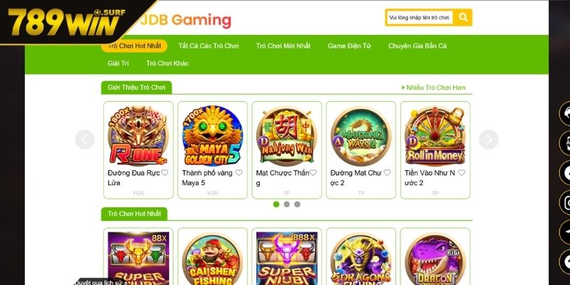 Nổ Hũ JDB 789WIN | Thiên Đường Cá Cược Đáng Trải Nghiệm 1 Nổ hũ JDB 789WIN được đầu tư bài bản, chuyên nghiệp