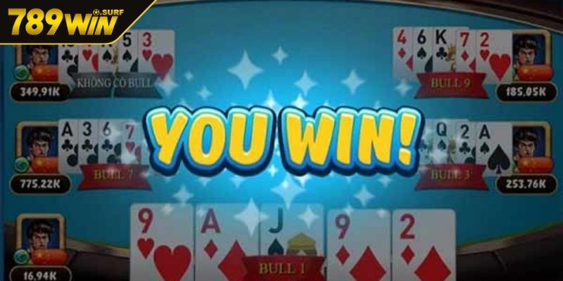 Cách Chơi Bài Bull Bull 789WIN Giúp Newbie Ăn Thưởng Đậm 2 Cụ thể các tính điểm thắng cuộc trong ván